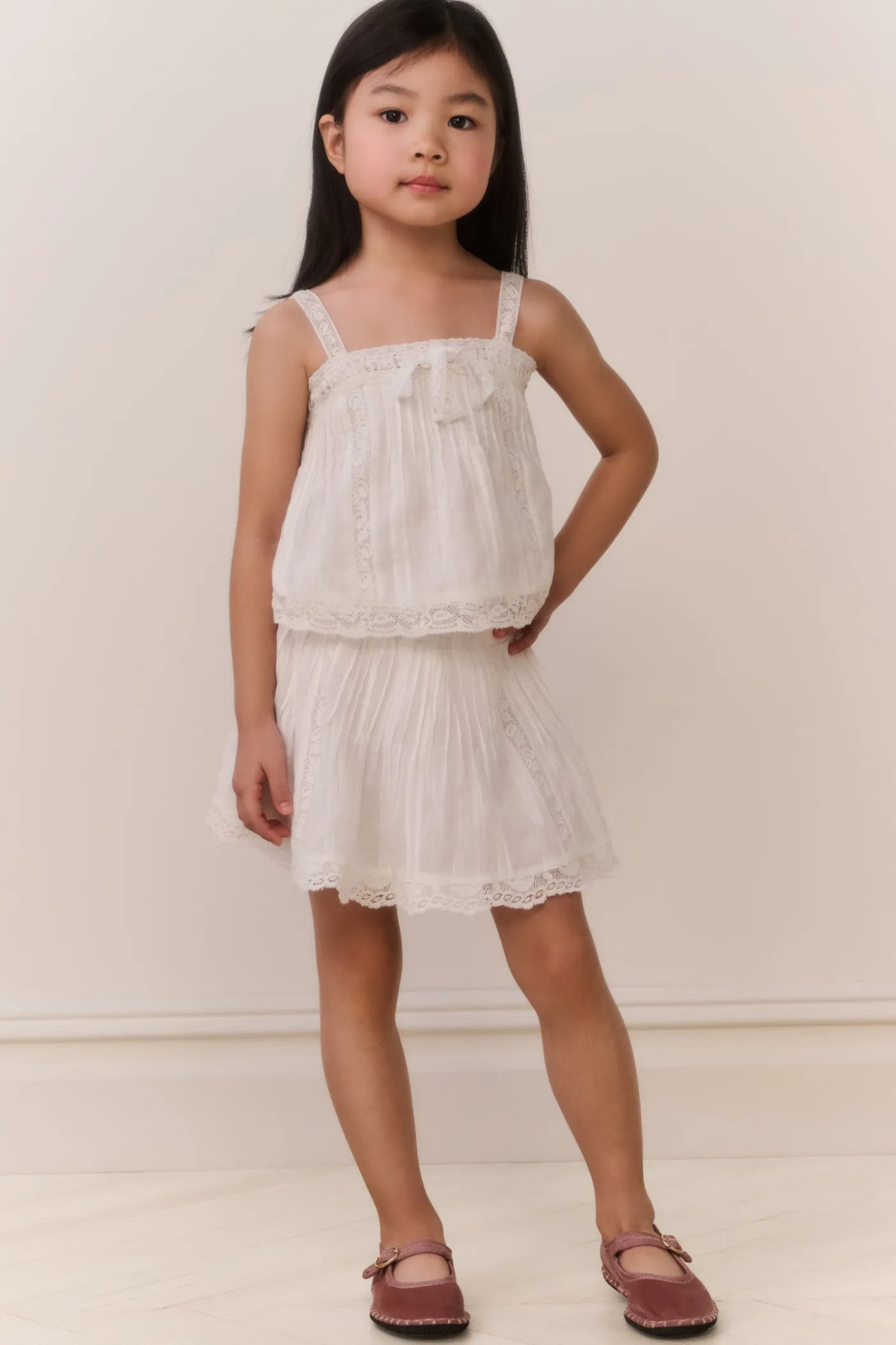 Little Girls Solena Cotton Skirt
