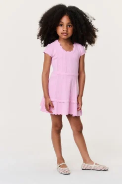 Little Girls Stretch Pointelle Jovie Dress