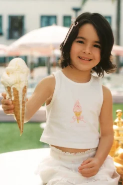 Little Girls Vanilla Twirl Kaleen Tank