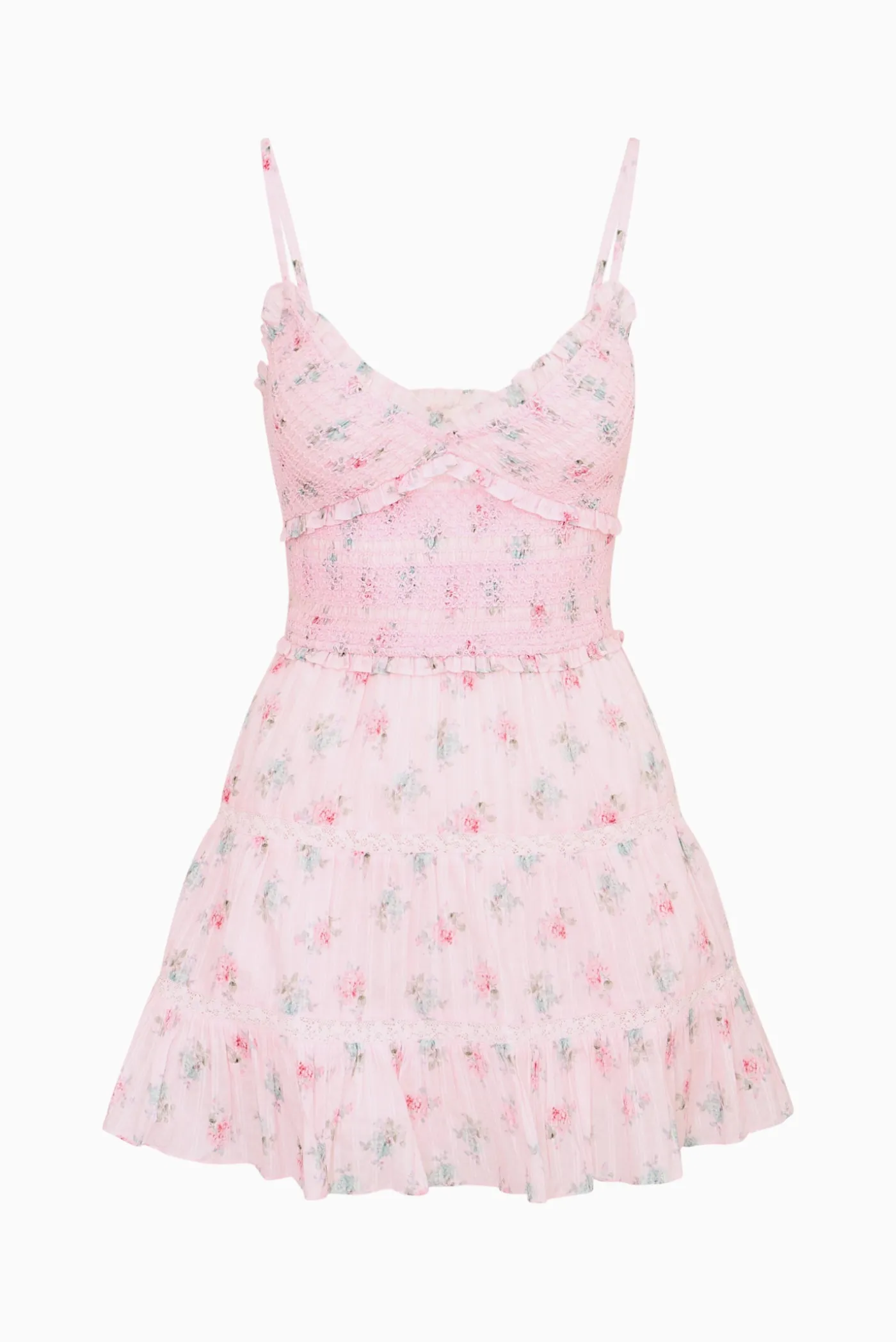 Lizzy Floral Cotton Mini Dress