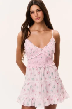 Lizzy Floral Cotton Mini Dress