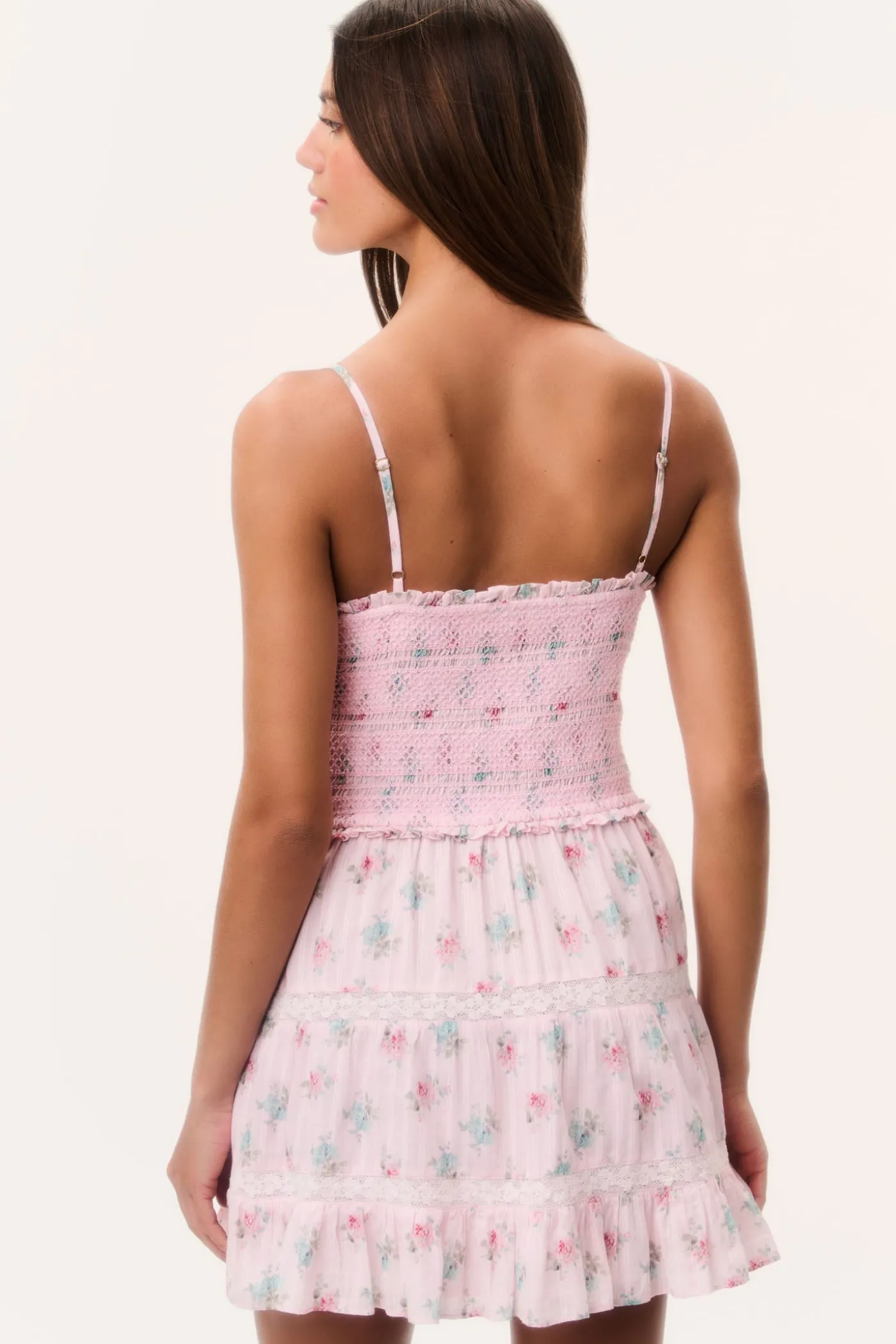 Lizzy Floral Cotton Mini Dress