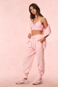 Lolana Floral Cotton Sweatpants