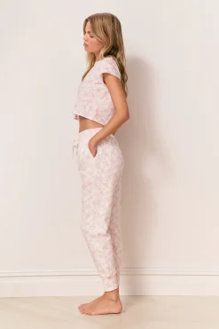 Lolana Floral Cotton Sweatpants
