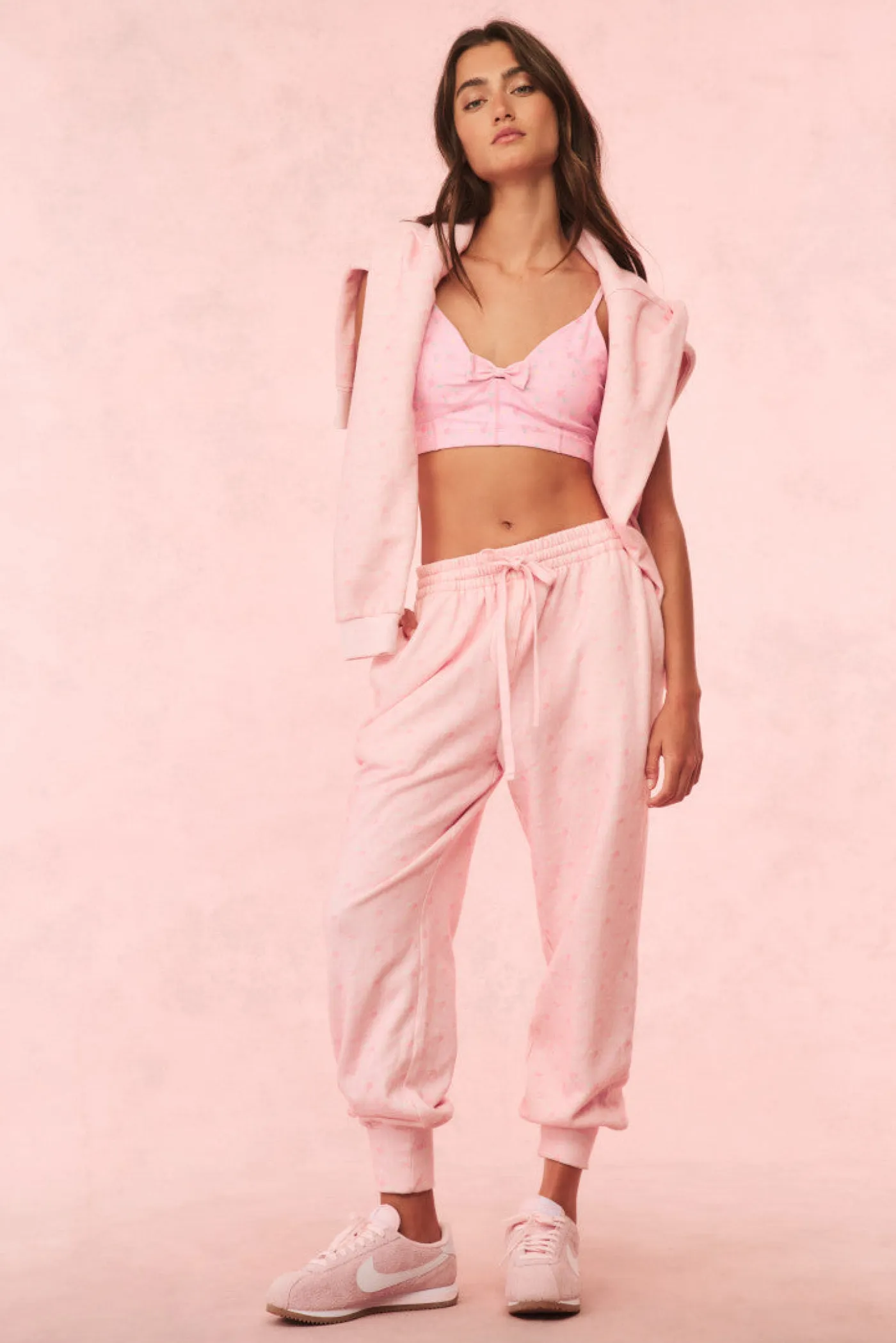 Lolana Floral Cotton Sweatpants
