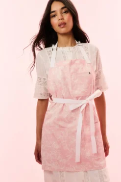 LoveShackFancy X Hedley & Bennett Perennial Pink Apron