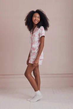 LoveShackFancy x Roller Rabbit Doily Beux Women's Polo Pajama Set