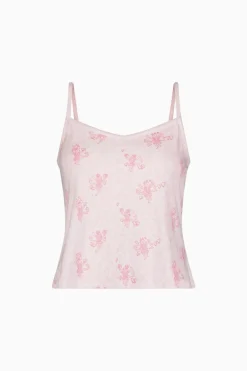 LoveShackFancy x Roller Rabbit Hearts Cami And Boxer Set