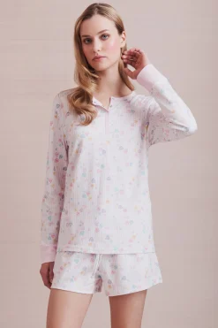 LoveShackFancy x Roller Rabbit Heart Stripe Hunter Pajama