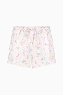 LoveShackFancy x Roller Rabbit Heart Stripe Hunter Pajama