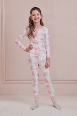 LoveShackFancy x Roller Rabbit Doily Beux Kids Pajama