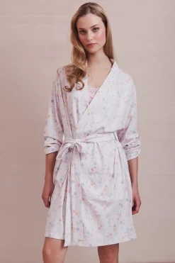 LoveShackFancy x Roller Rabbit Heart Stripe Blake Robe