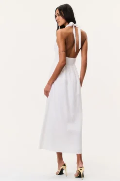 Lovis Linen Halter Maxi Dress