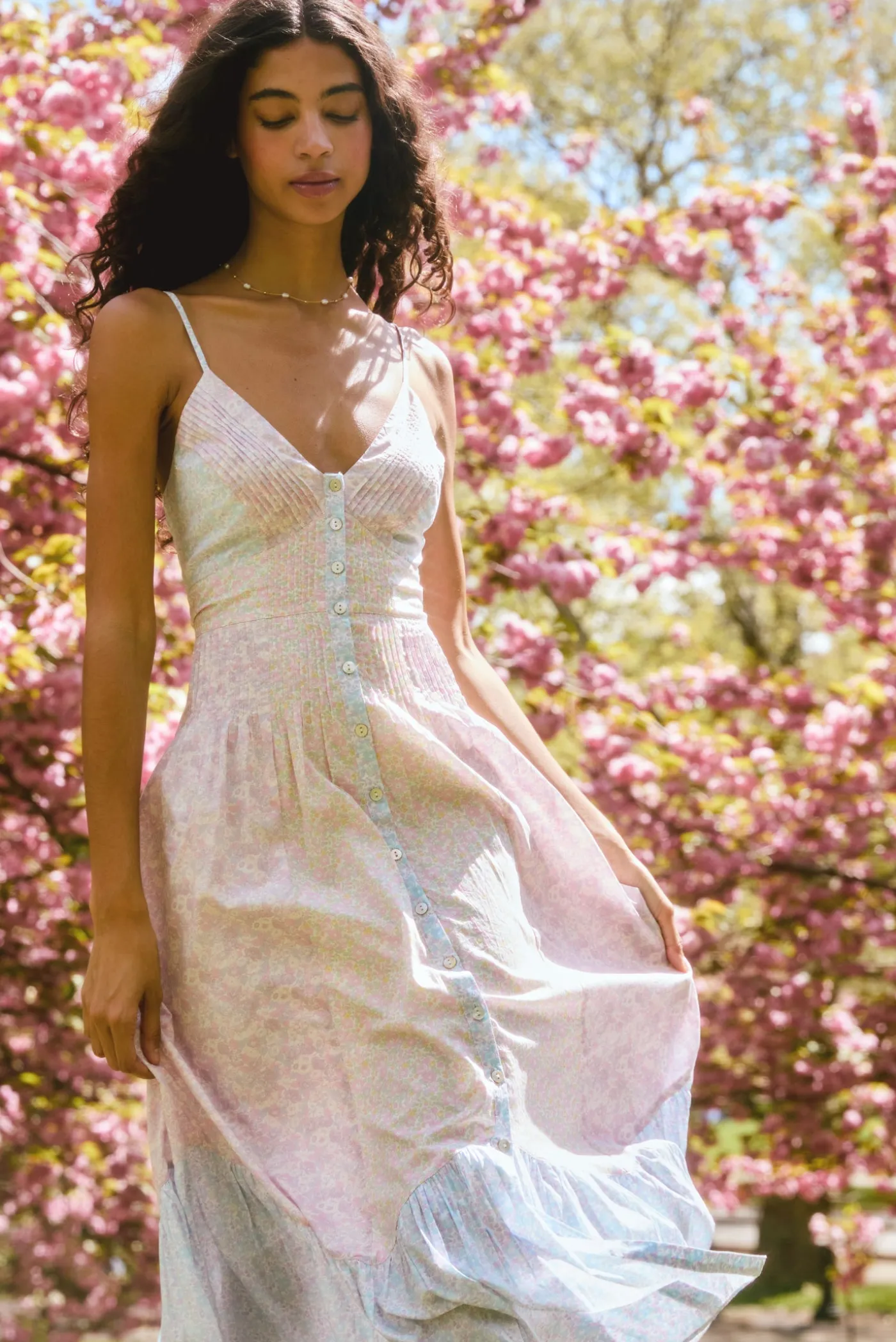 Made With Liberty Fabrics Esilda Maxi Dress