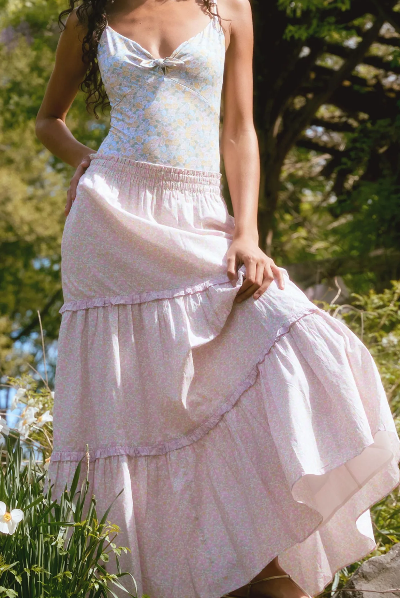 Made With Liberty Fabrics Patten Maxi Skirt