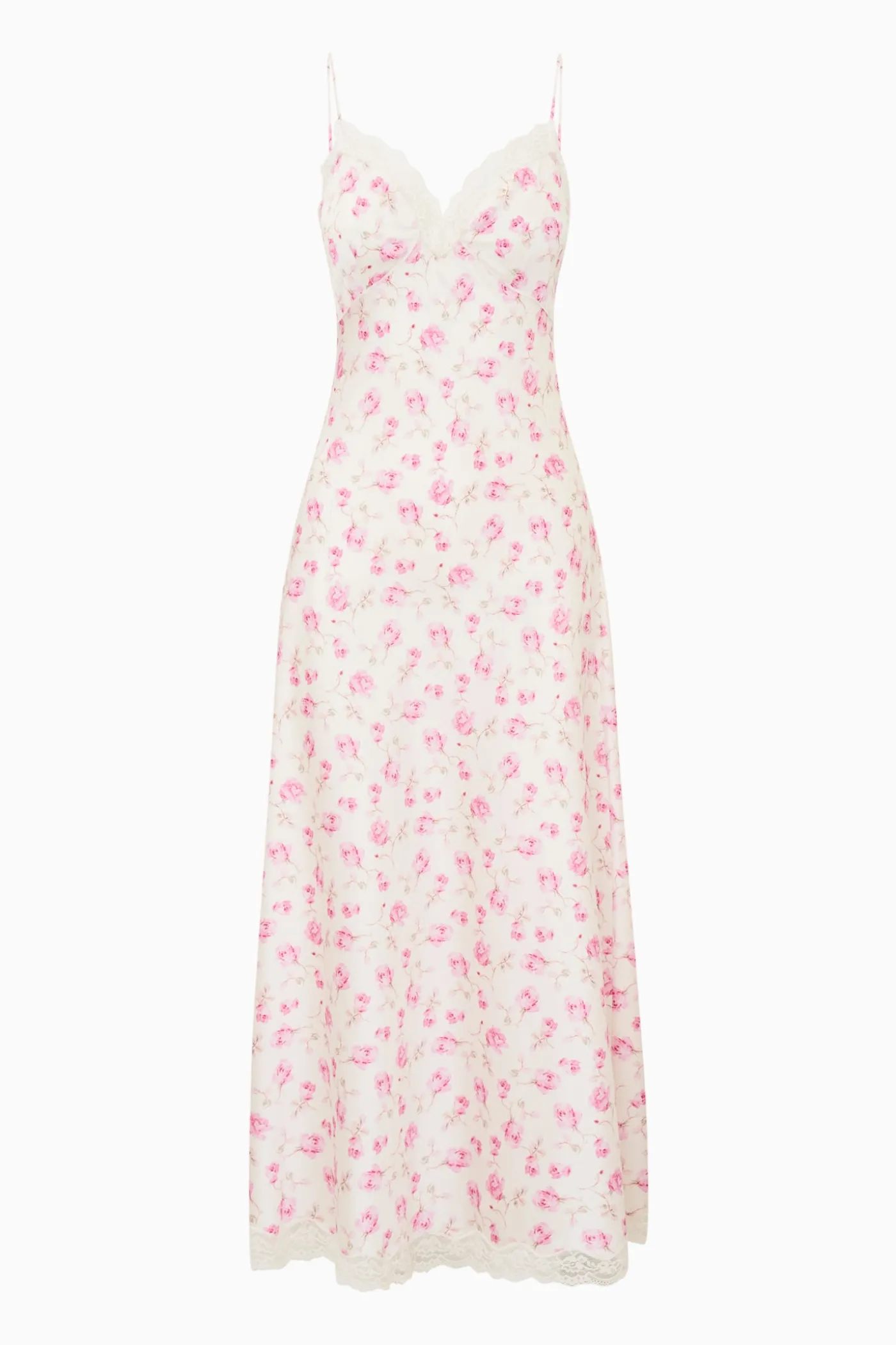 Manuela Heirloom Print Maxi Slip Dress