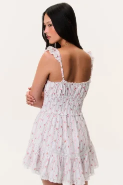 Maralina Cherry Stripe Mini Dress