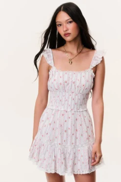 Maralina Cherry Stripe Mini Dress