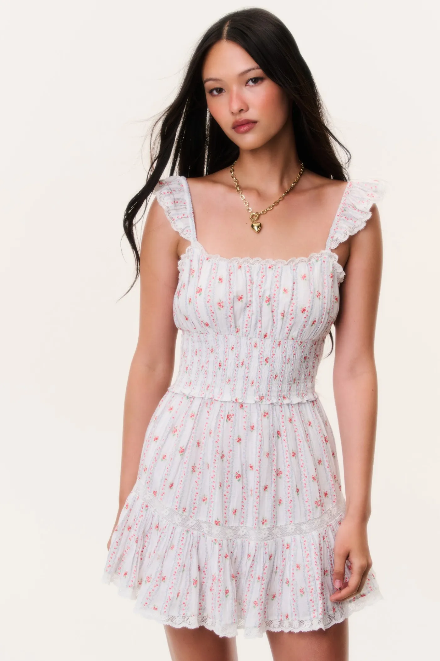 Maralina Cherry Stripe Mini Dress