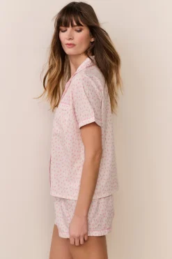 Midnight Haze Polo PJ Short Set
