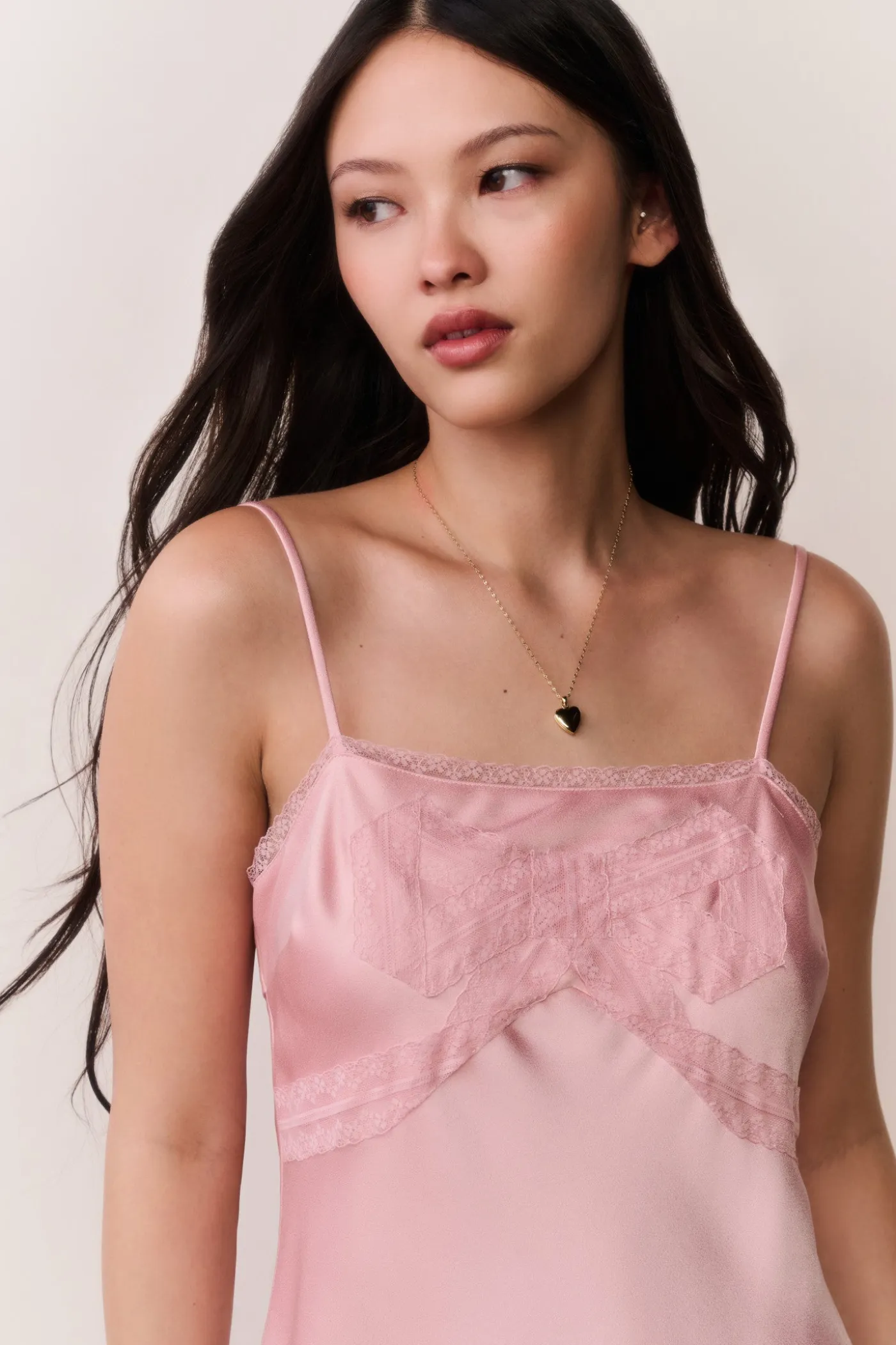 Mirelis Lace Bow Crepe Mini Dress