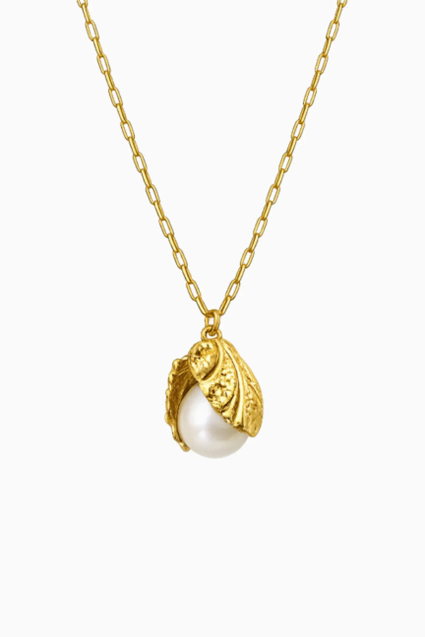 Miss Ellie Pearly Clam Shell Necklace