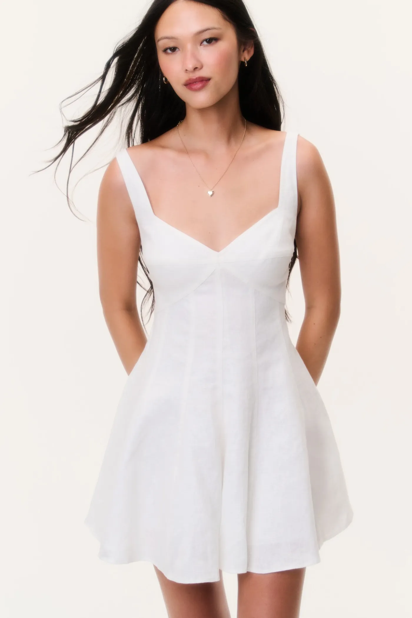 Nabi Linen Mini Dress
