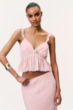 Nicoleta Floral Crepe Top