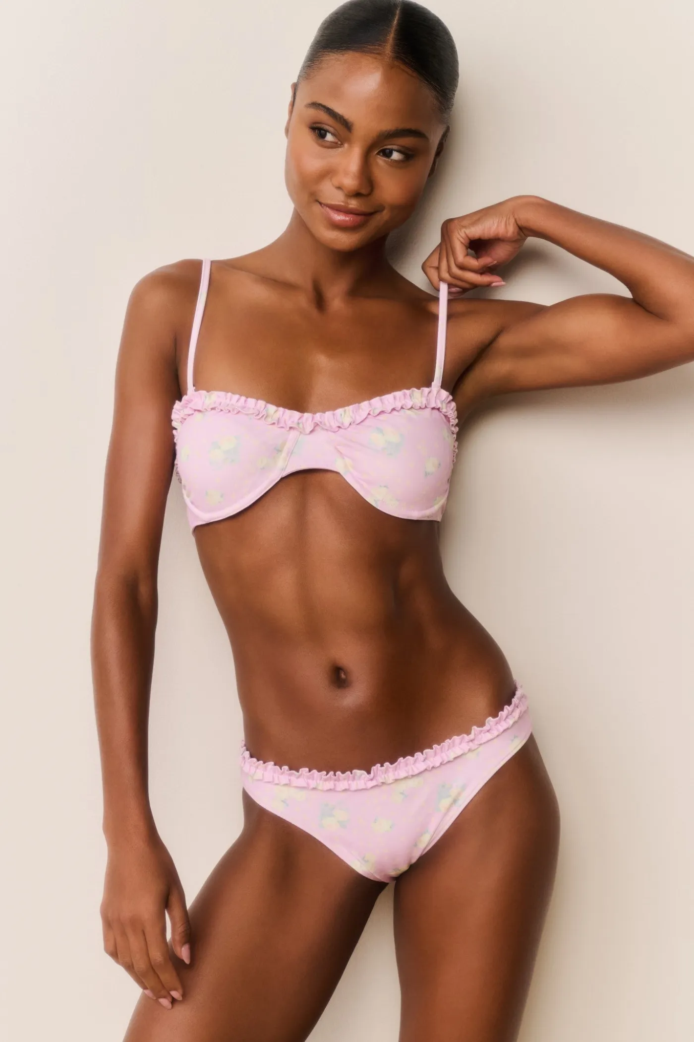 Nightlyn Floral Balconette Bikini