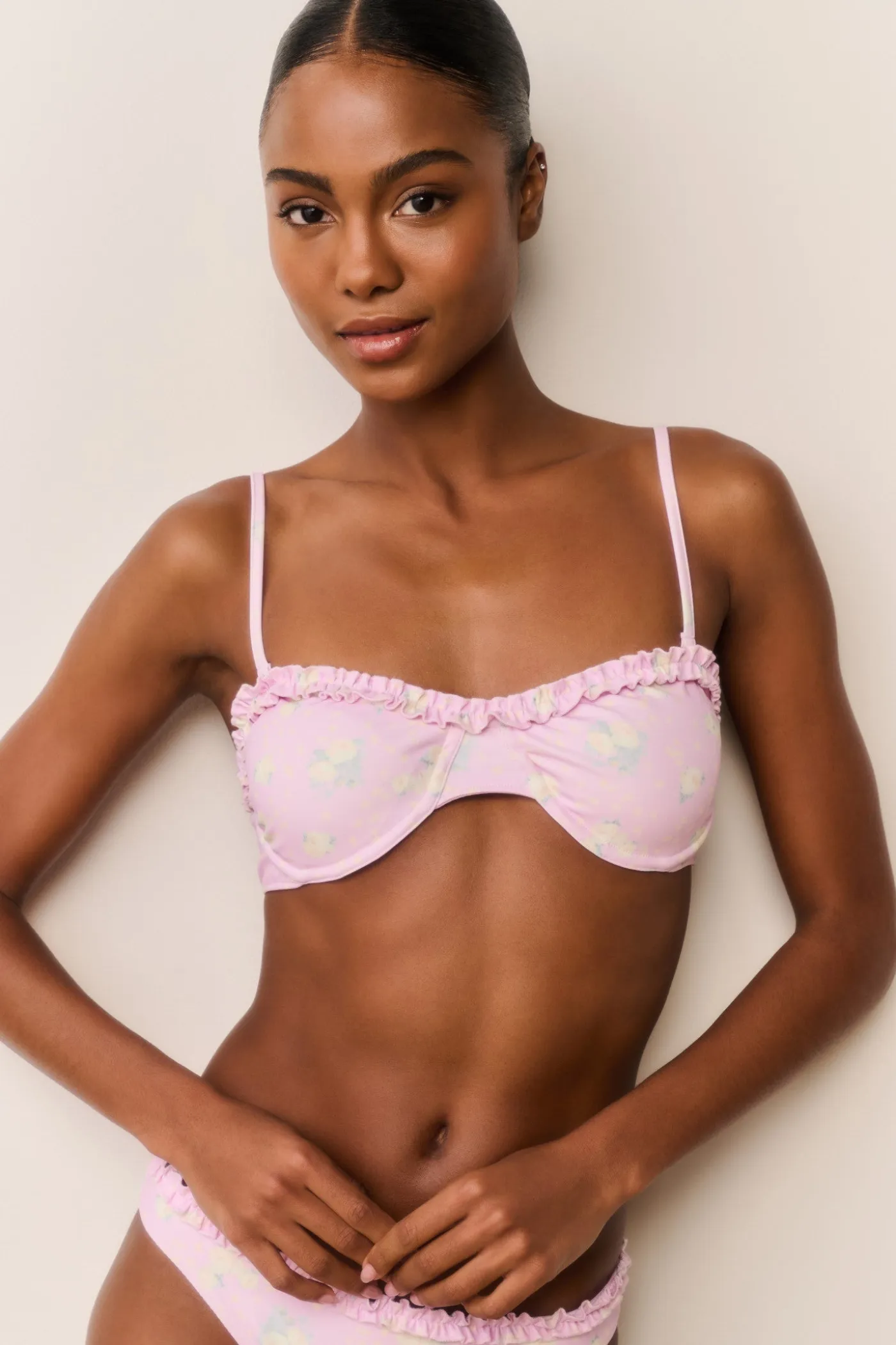Nightlyn Floral Balconette Bikini