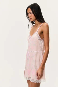 Nouvelle Embroidered Butterfly Mini Dress