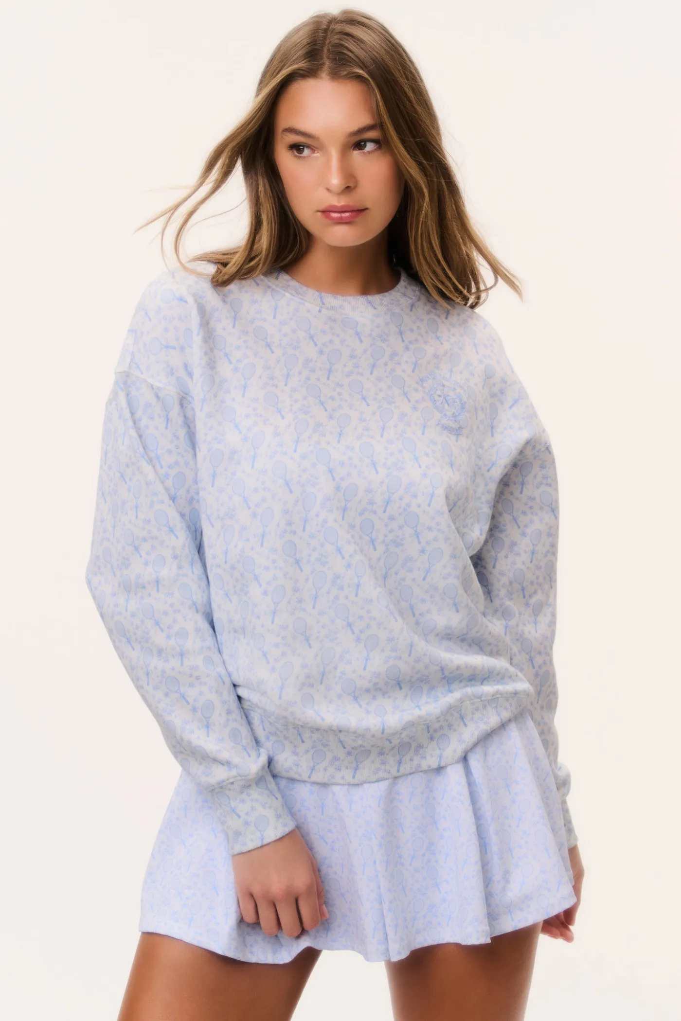 Palo Tennis Print Pullover