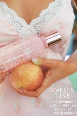 Peach Pom Pom Hair & Body Perfume Mist with Candied Peach and Crystallized Sugar