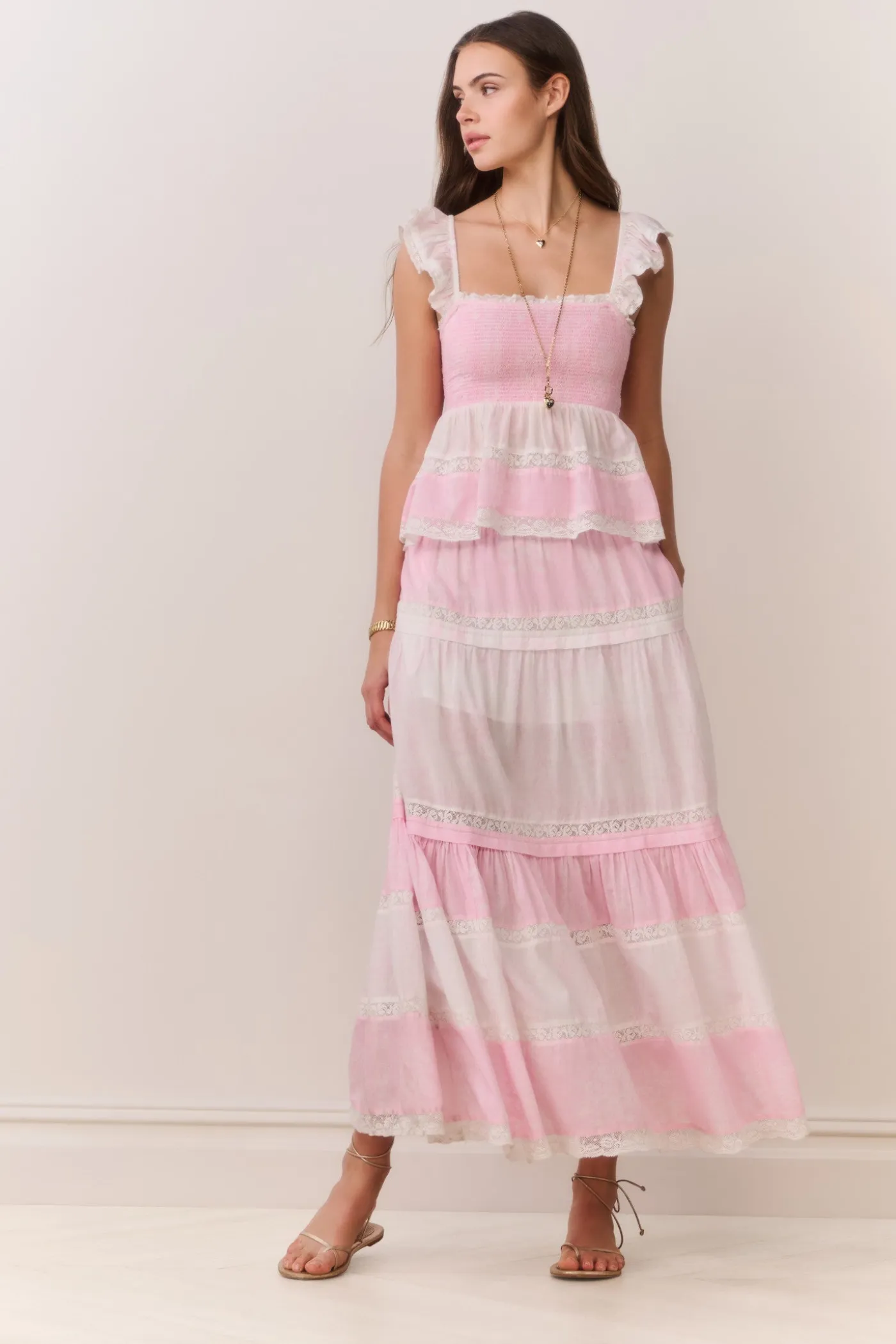 Phia Mixed Print Maxi Skirt