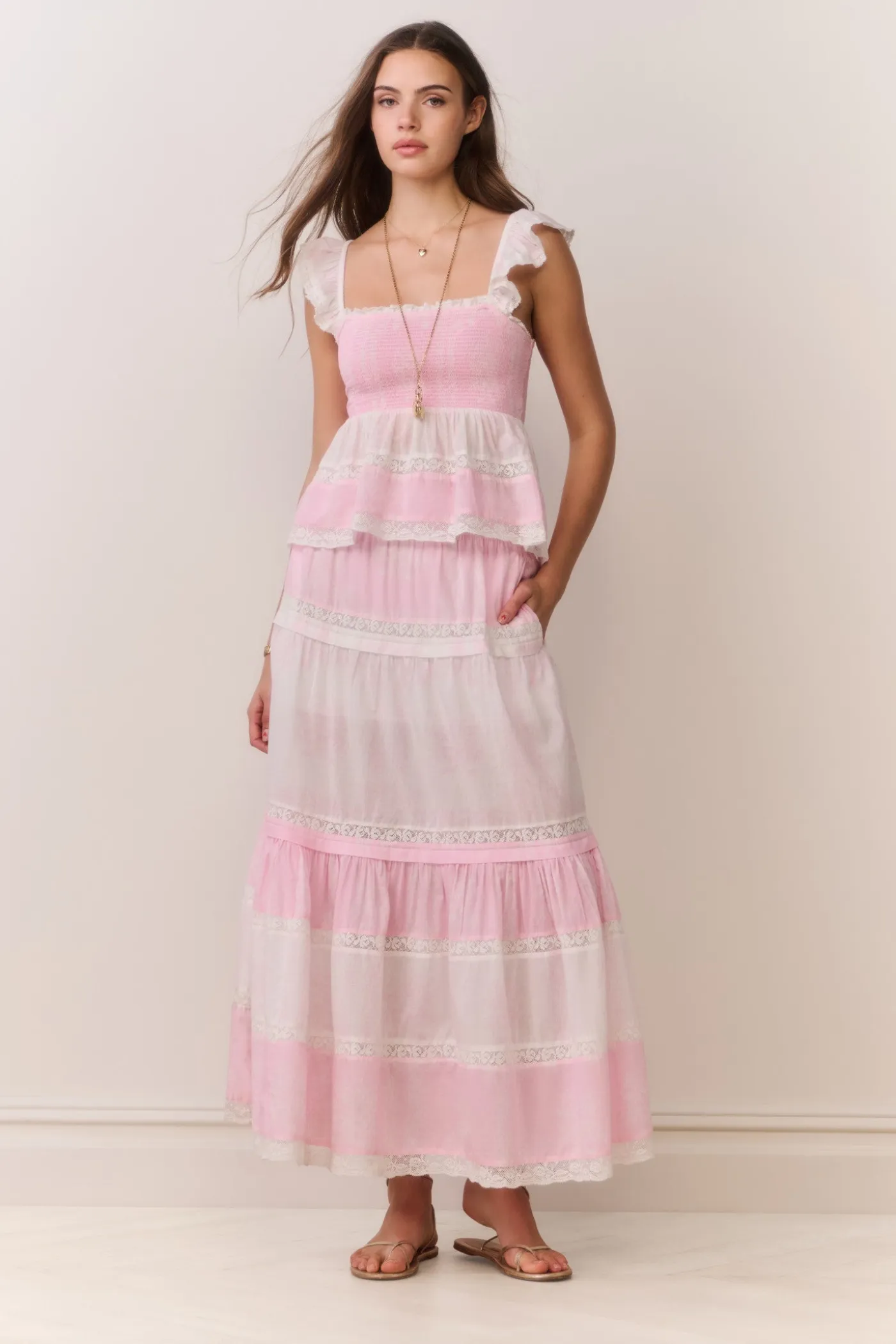 Phia Mixed Print Maxi Skirt