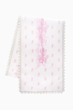 Pink Printed Victorian Table Runner