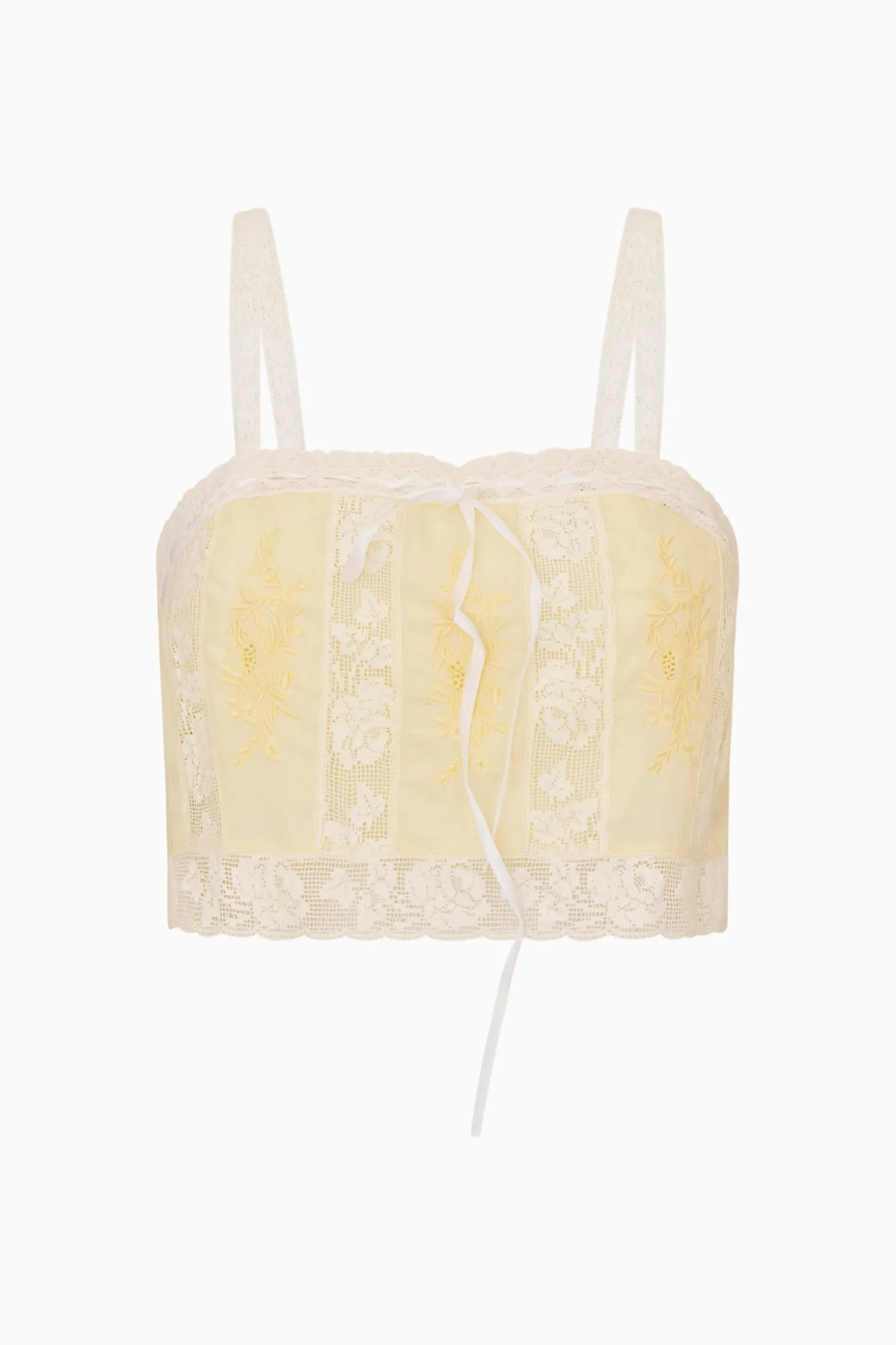 Quince Cotton Victorian Crop Top