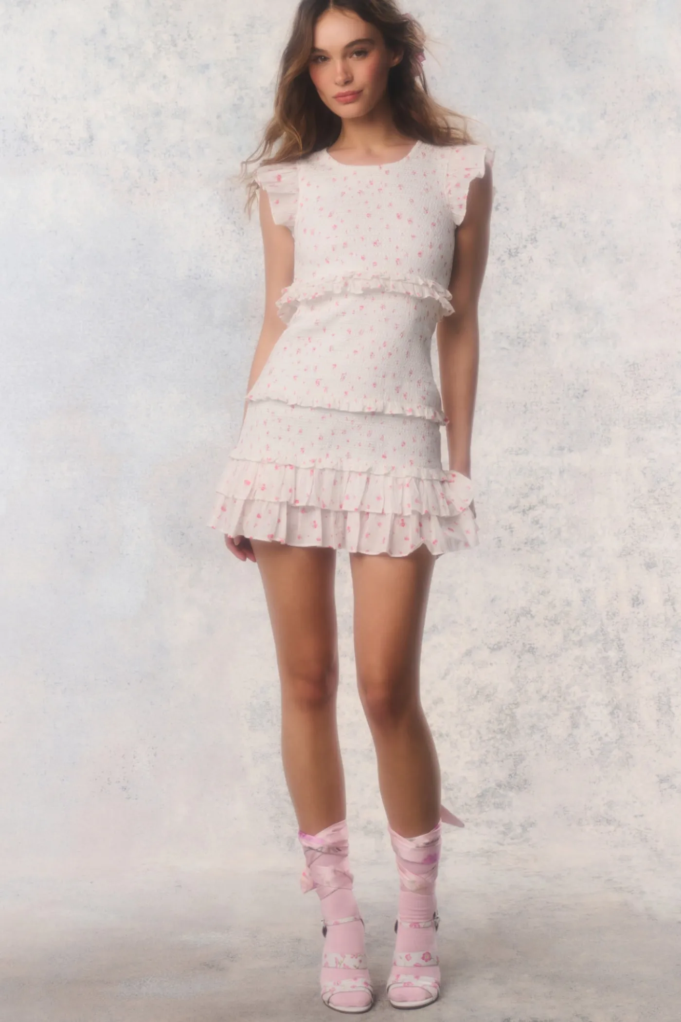 Re-Edition Aveline Cotton Mini Dress
