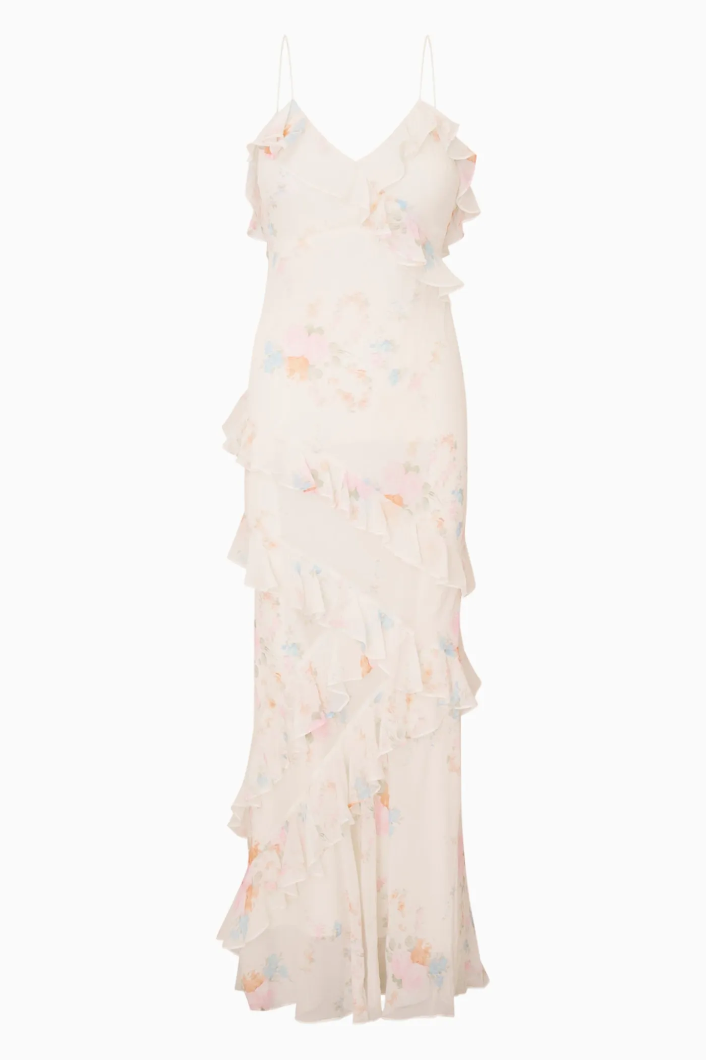 Rialto Floral Bow Print Maxi Dress