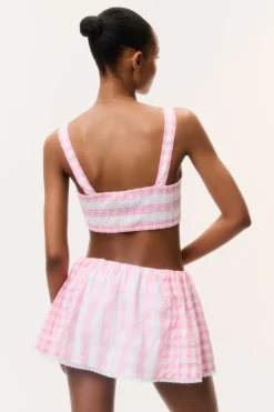 Ricky Seersucker Bralette Top