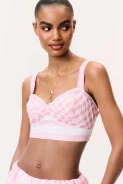 Ricky Seersucker Bralette Top