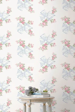 Rosa Beaux Pastel Blue Peel + Stick Wallpaper