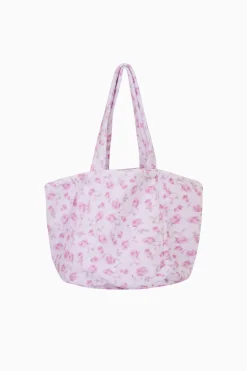 Rosaline Heirloom Print Terry Beach Tote