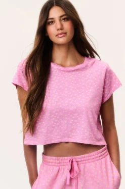Rubin Ditsy Floral Cropped Tee