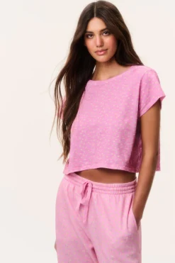 Rubin Ditsy Floral Cropped Tee