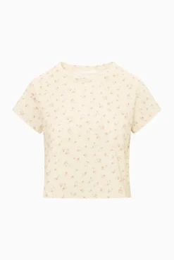 Rubin Ditsy Floral Cropped Tee