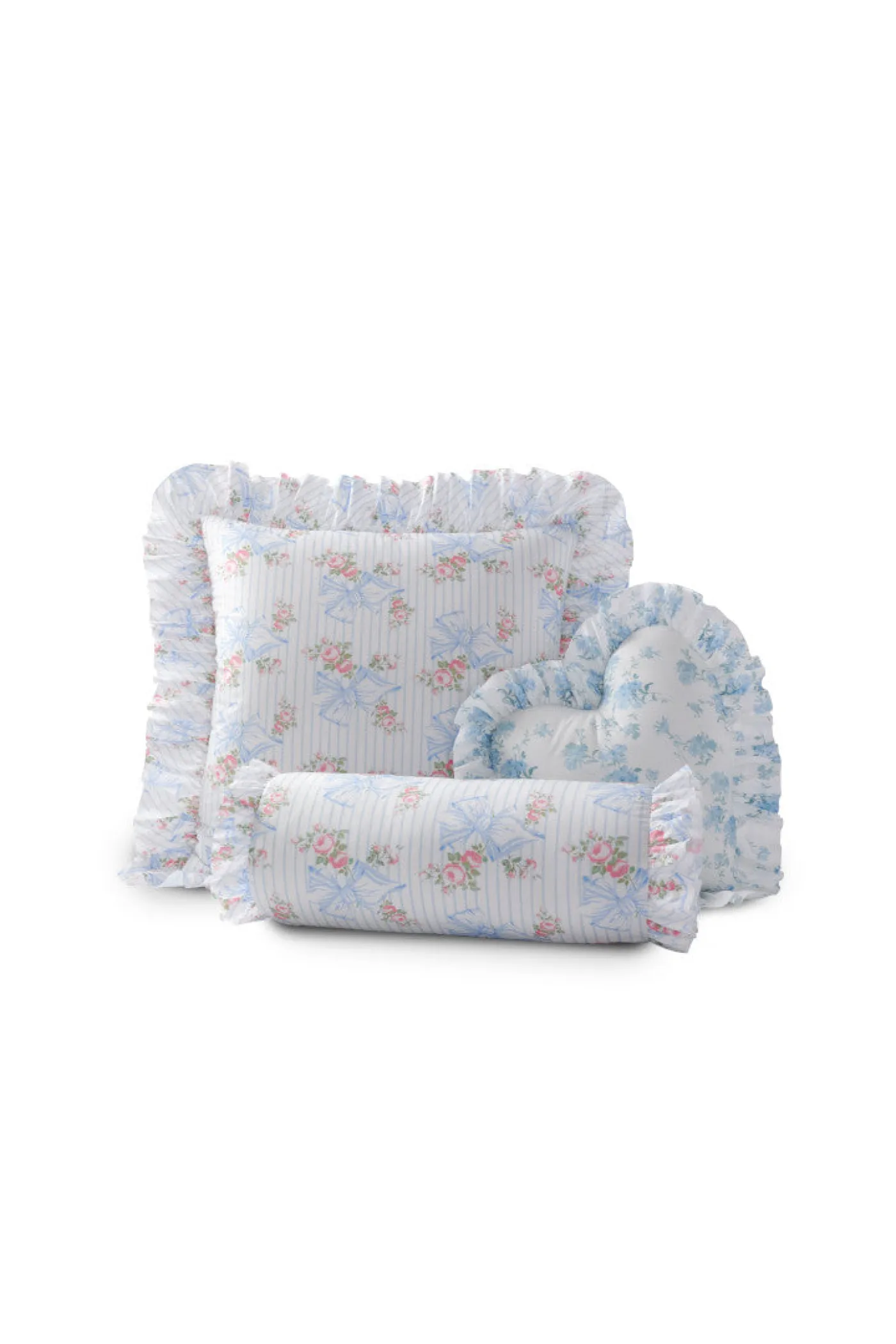 Ruffle Bolster Pillow