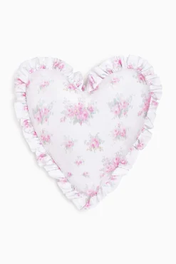 Ruffle Heart Pillow