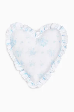 Ruffle Heart Pillow