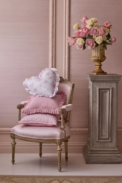 Ruffle Heart Pillow